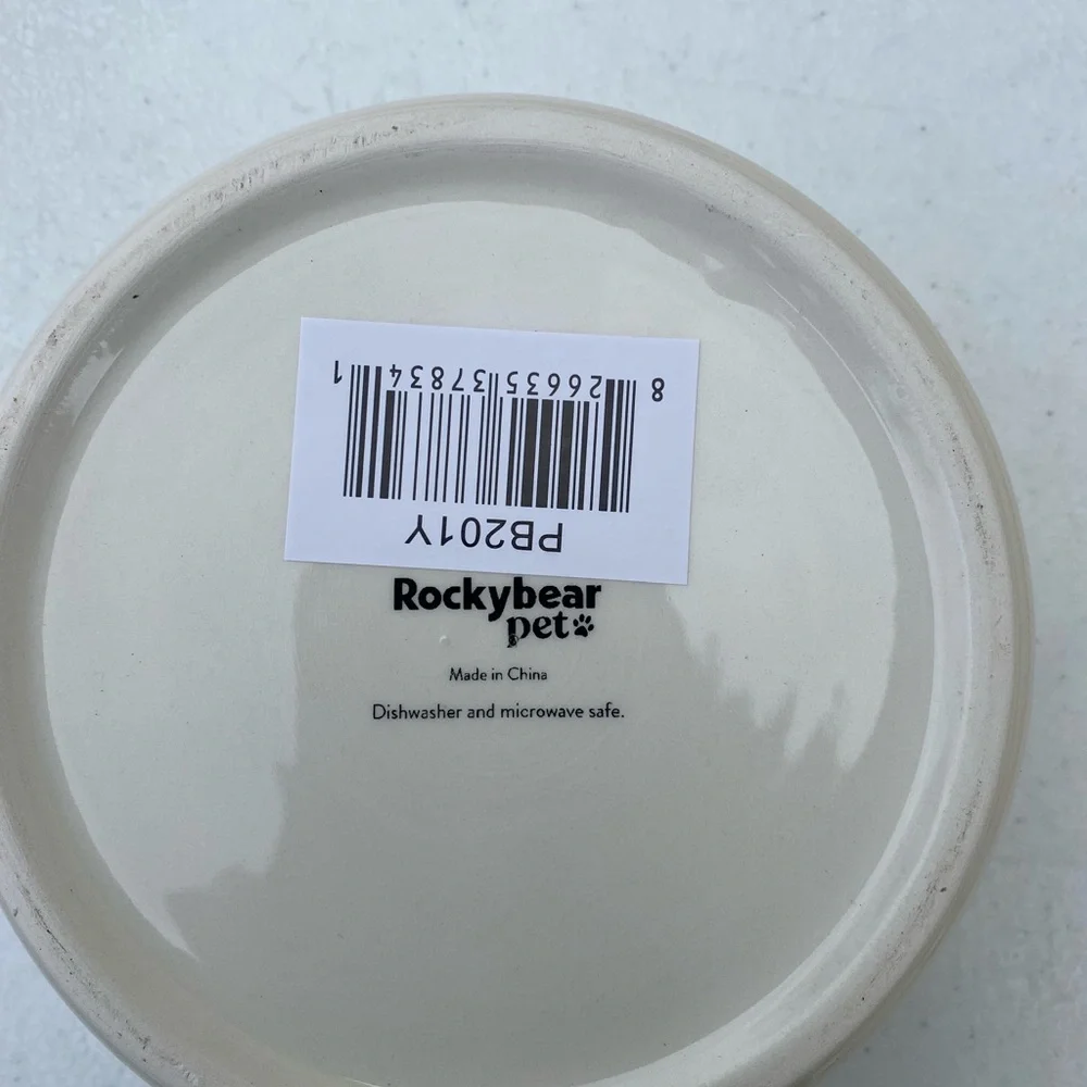 Dog Bowl with Cute Dog Illustrations